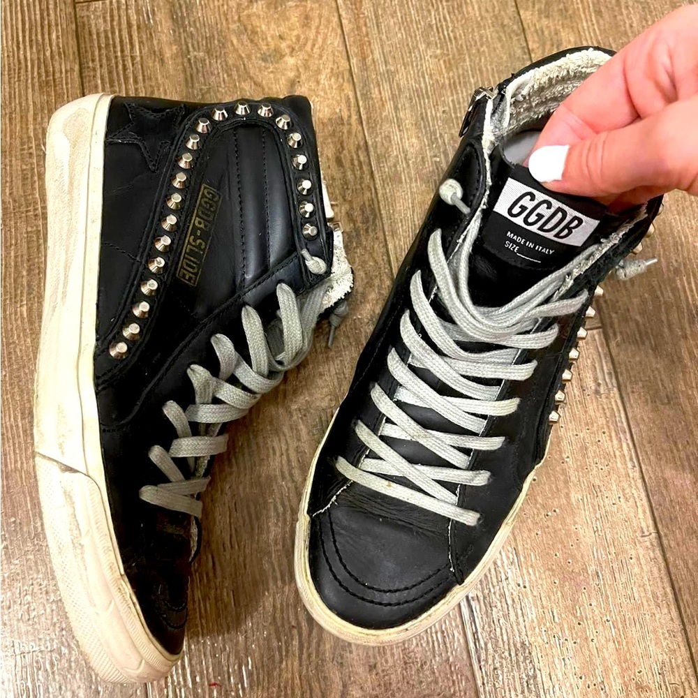 Golden goose High top slides